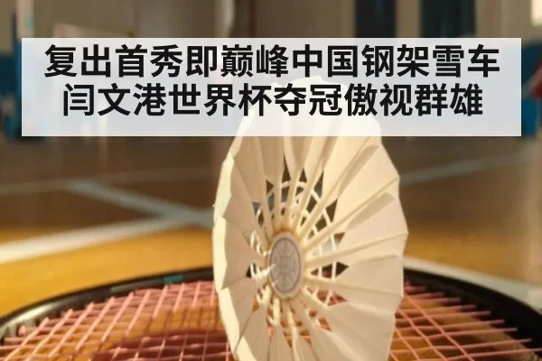 复出首秀即巅峰中国钢架雪车闫文港世界杯夺冠傲视群雄